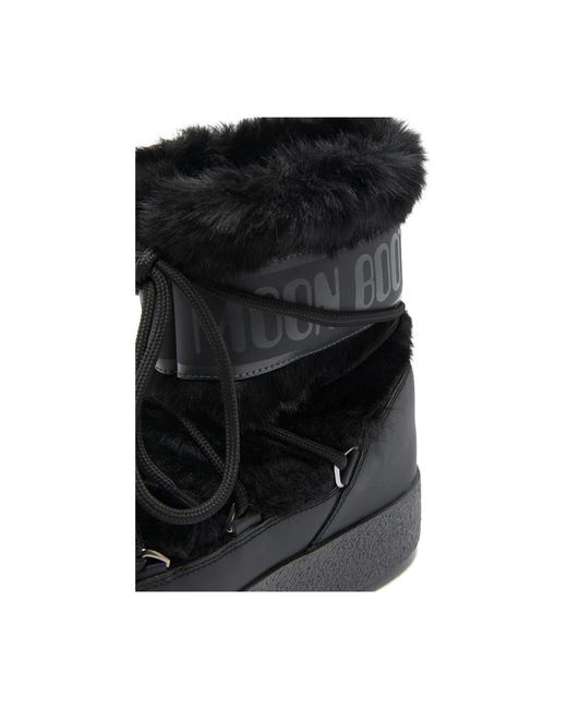 Moon Boot Black Winter Boots
