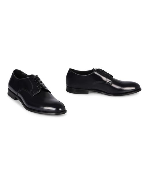 Doucal's Black Business Shoes for men