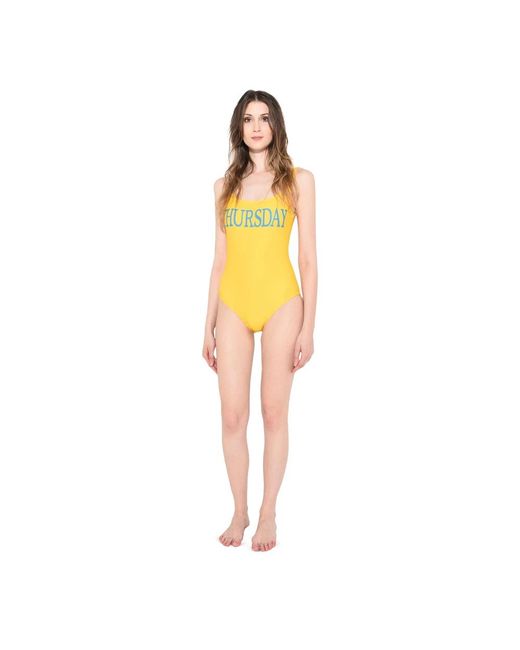 Alberta Ferretti Tops ,Geel ,Polyester J0028 Badpak in het Yellow