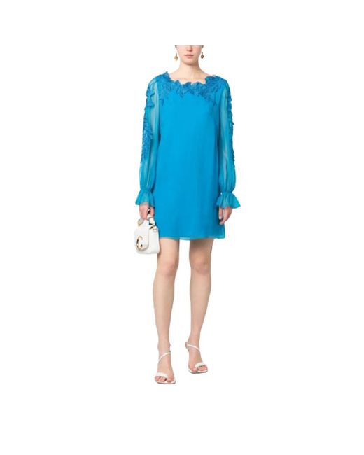 Short Dresses Alberta Ferretti en coloris Blue
