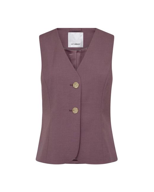 co'couture Purple Waistcoats