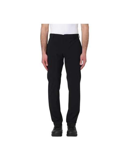 PT Torino Black Slim-Fit Trousers for men