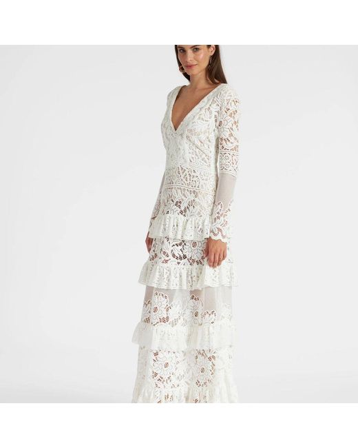 LaDoubleJ White Besticktes spitzenkleid inspiriert von footloose