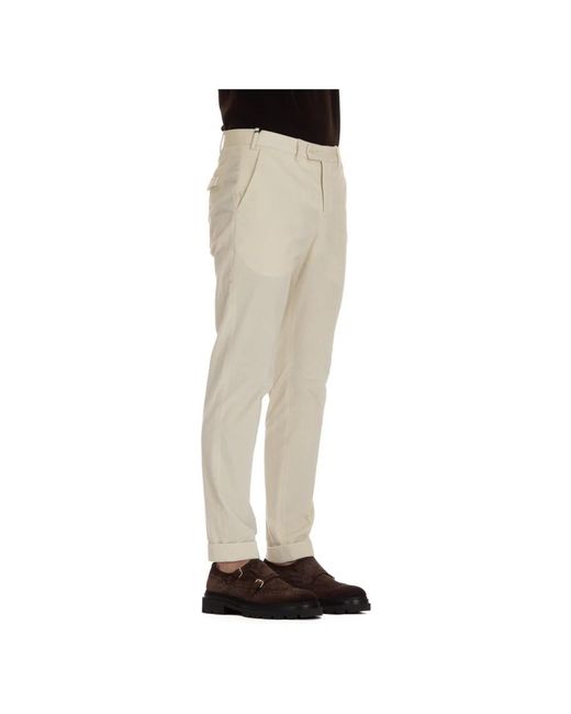 PT Torino Natural Slim-Fit Trousers for men