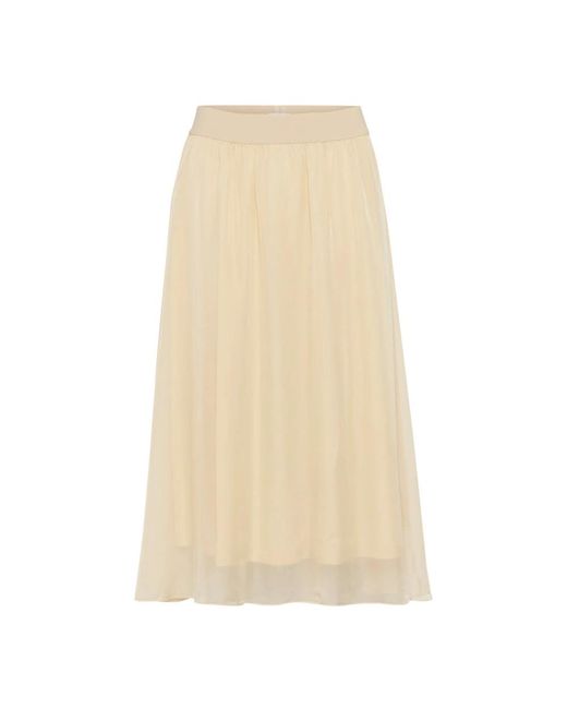 Saint Tropez Natural Midi Skirts