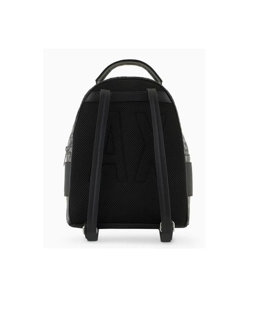 ARMANI EXCHANGE Black Backpacks