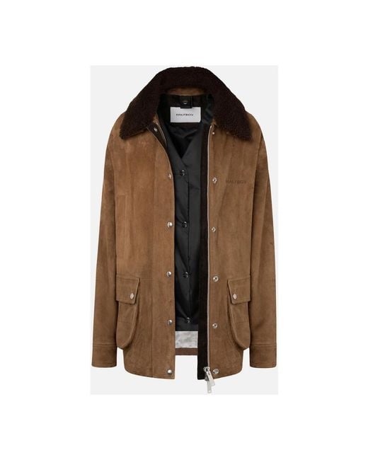 Halfboy Leather Jassen in het Brown