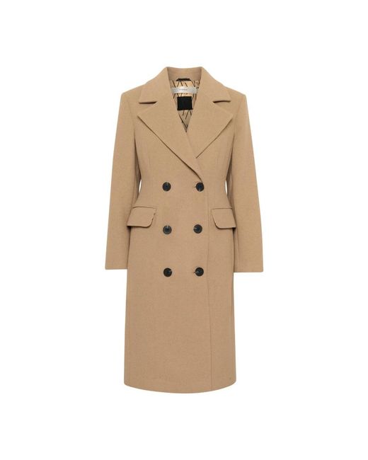 Inwear Natural Double-Breasted Coats