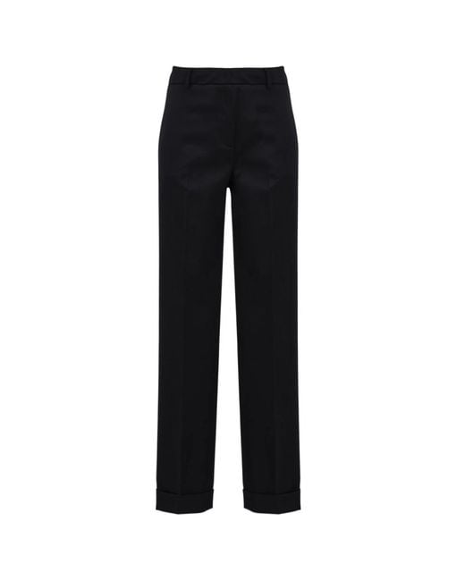 Straight Trousers di Douuod Woman in Black
