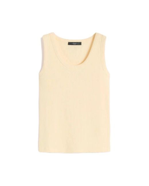 Weekend by Maxmara Natural Sleeveless Tops