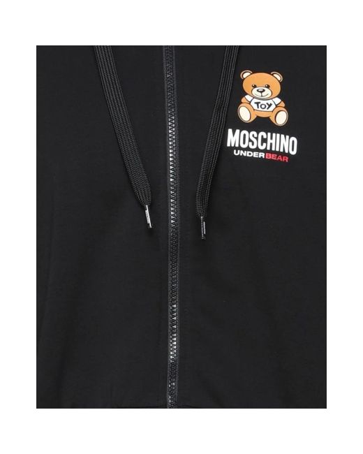 Moschino Black Zip-Throughs