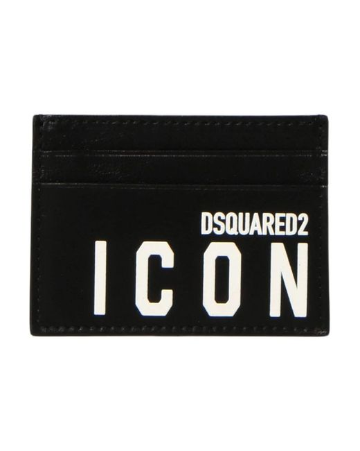 DSquared² Kartenetuis mit Icon in Black für Herren