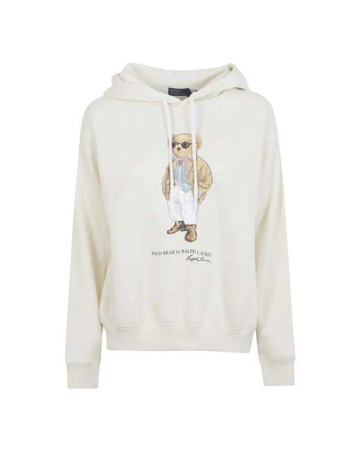 Ralph Lauren White Hoodies