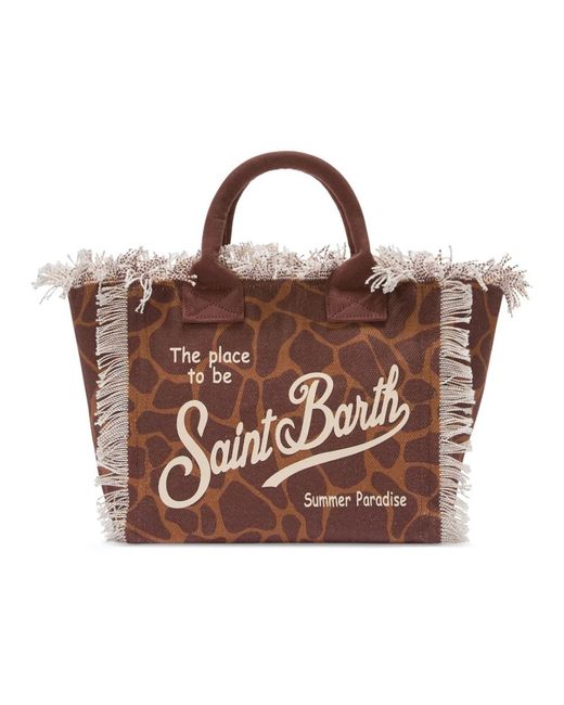 Mc2 Saint Barth Brown Tote Bags