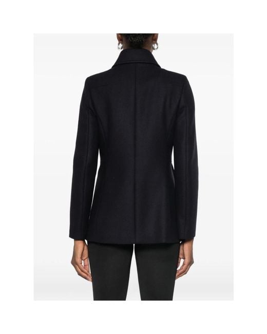 Single-Breasted Coats Fay de color Black