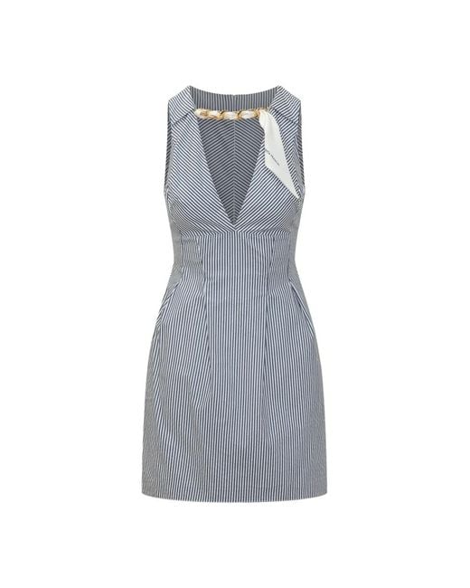 Elisabetta Franchi Gray Short Dresses