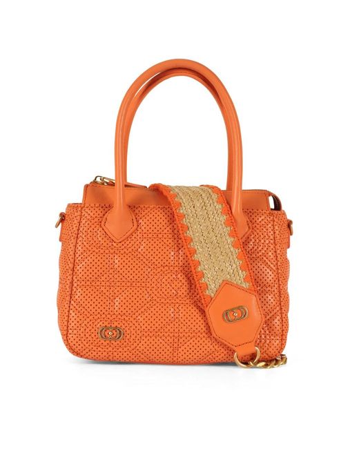 La Carrie Orange Handbags
