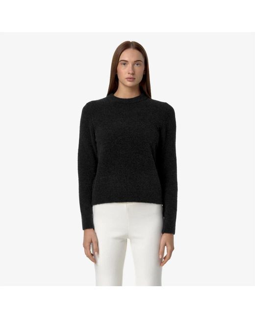 K-Way Black Rundhals-Strickware