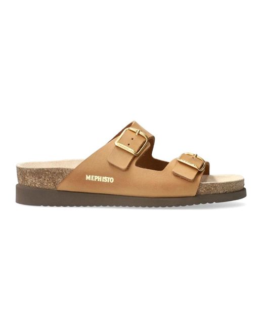 Flat sandals di Mephisto in Brown