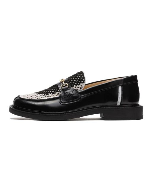 Filling Pieces Black Loafers for men
