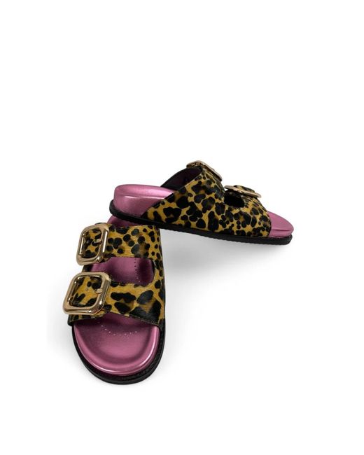 Sliders Gioseppo en coloris Brown