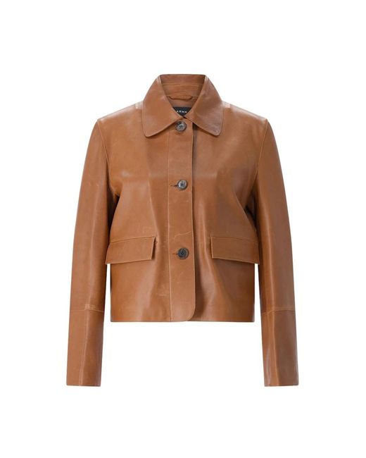 Leather Jackets Arma en coloris Brown