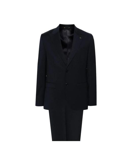Manuel Ritz Kostuums ,Blauw ,Wol Wolmix Stretch Jurk in het Blue voor heren