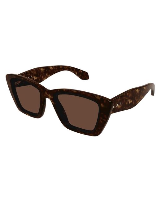 Alaïa Brown Sunglasses