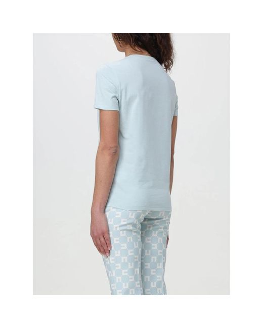 Elisabetta Franchi Blue T-Shirts