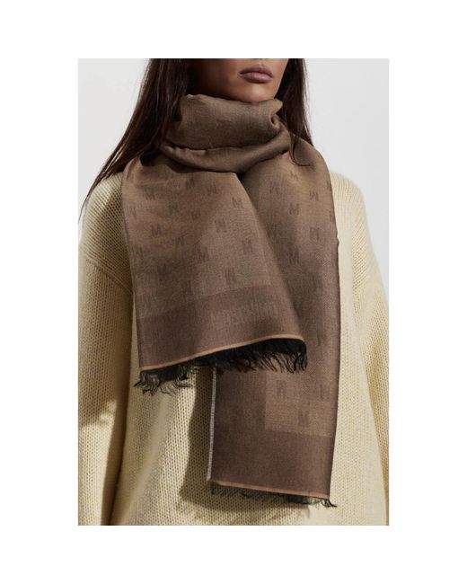 Moschino Brown Monogram-Schal