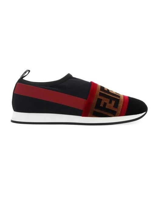 Fendi Red Logo Sneakers