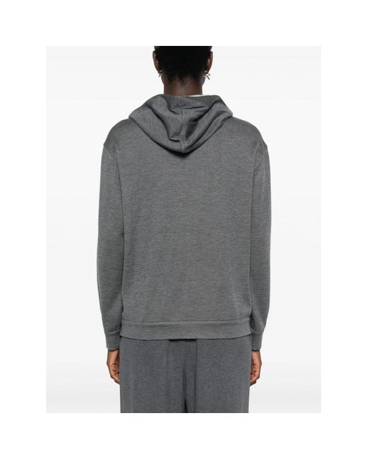 Brunello Cucinelli Gray Zip-Throughs