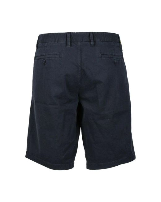 Blauer Bermuda Shorts Aus Baumwolle Elasthan in Blue für Herren