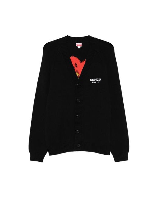 Cardigans KENZO de hombre de color Black