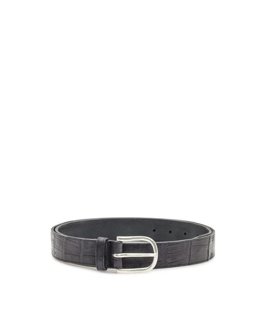 Orciani Ledergürtel in Gray für Herren