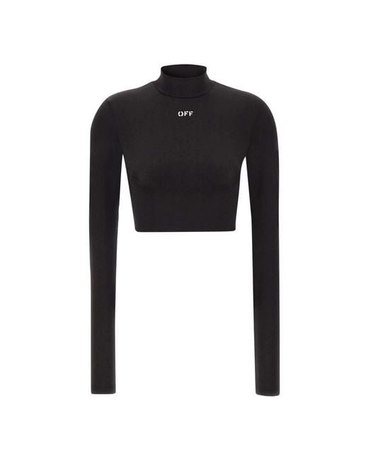 Off-White c/o Virgil Abloh Black Long Sleeve T-Shirts