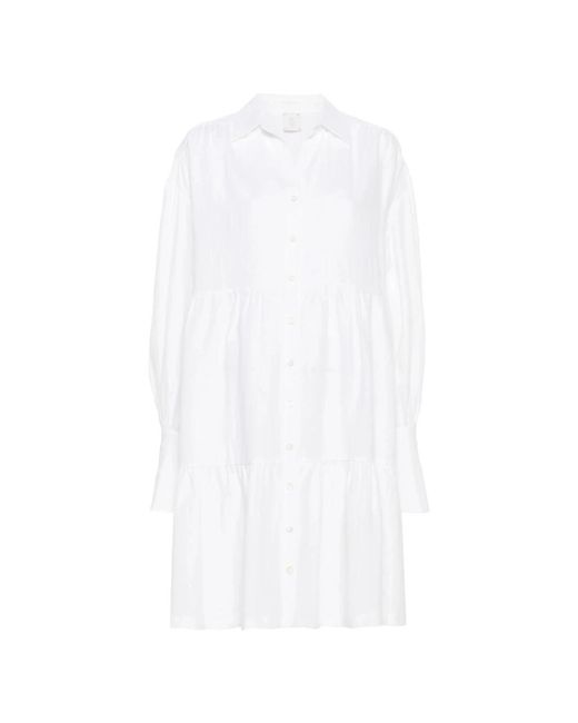 Eleventy White Midi Dresses