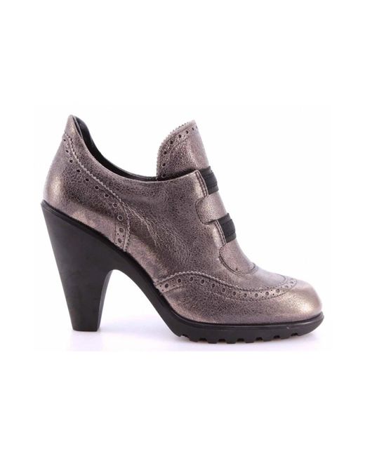 Hogan Brown E Leder Brogues Absätze