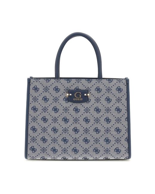 Guess Tassen ,Blauw ,Neda Hobo Schoudertas Logo in het Blue