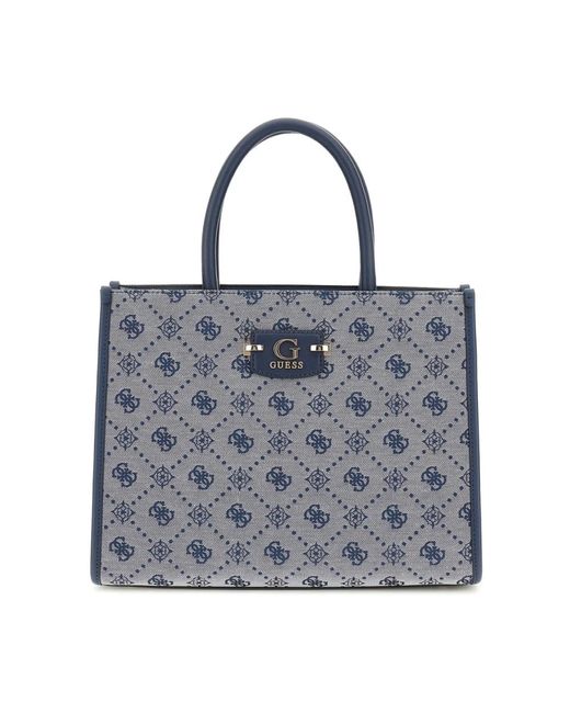 Guess Tassen ,Blauw ,Neda Hobo Schoudertas Logo in het Blue