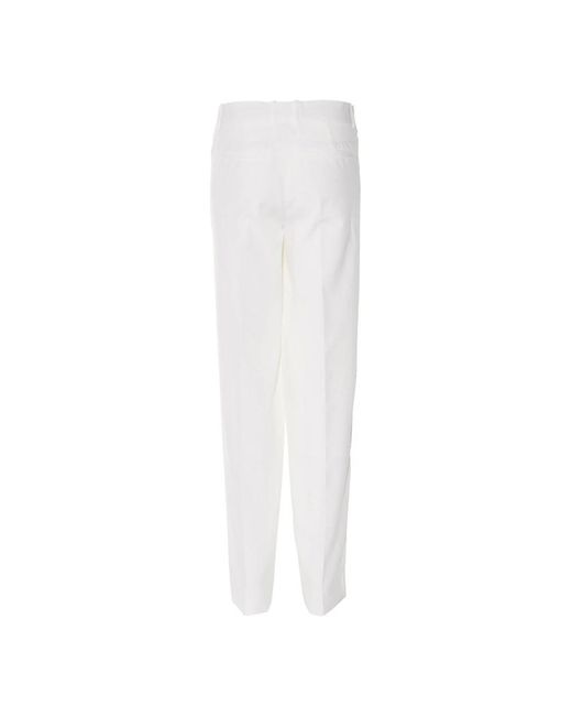 Heartmade White Off Klassische Hose Mit Elastischem Bund