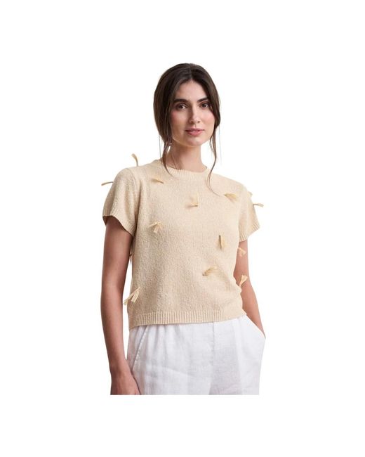 Bitte Kai Rand Natural Round-Neck Knitwear