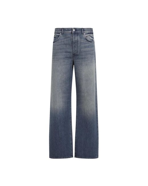 Dries Van Noten Blue Wide Jeans for men