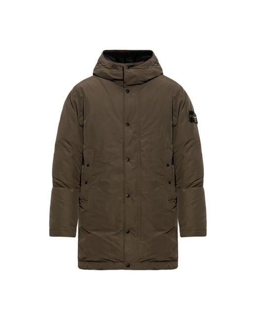 Down Jackets Stone Island de hombre de color Green