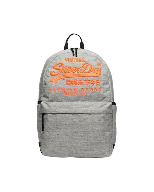 Superdry Gray Backpacks for men