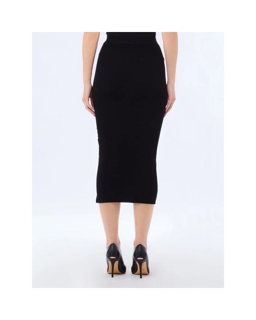 Liu Jo Black Midi Skirts