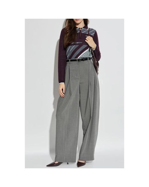 Casablanca Blue V-Neck Knitwear