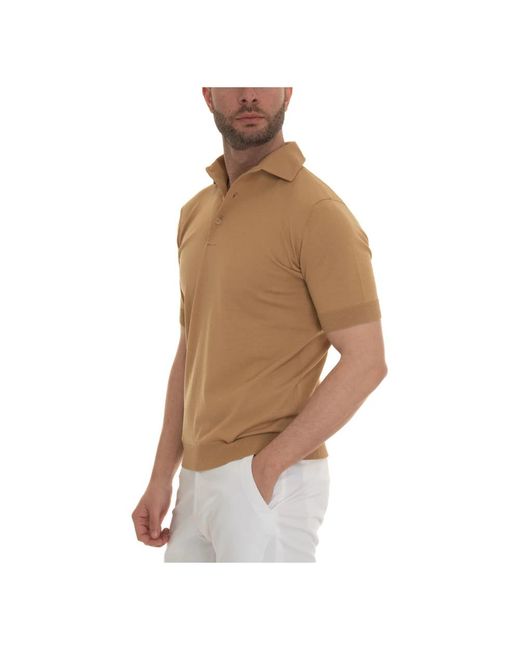 hindustrie Brown Polo Shirts for men