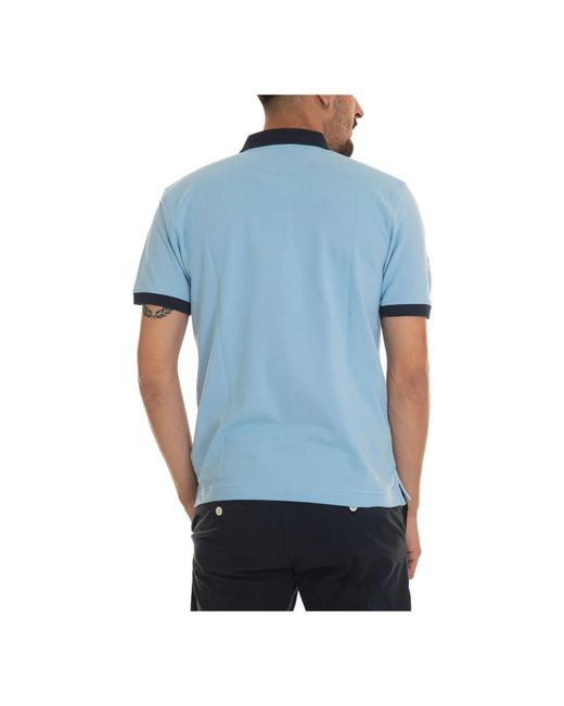 La Martina Klassisches polo shirt für männer in Blue für Herren