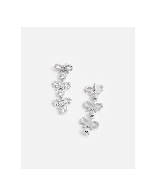 Self-Portrait Metallic Earrings